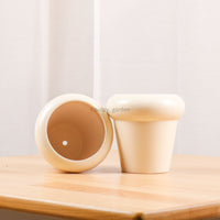 Creamy Planter (9cm) without Saucer