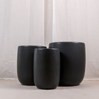 Glamour Black Oval Planter (3 Sizes)