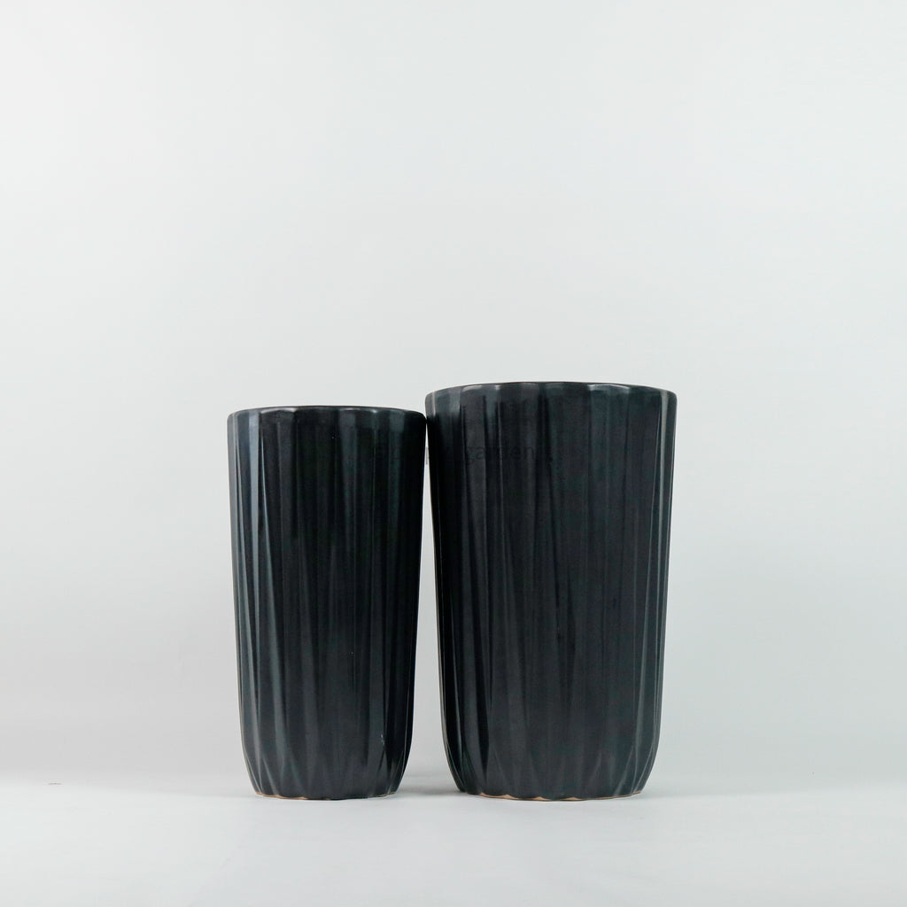 Large Oslo Planter Black (2 Sizes)
