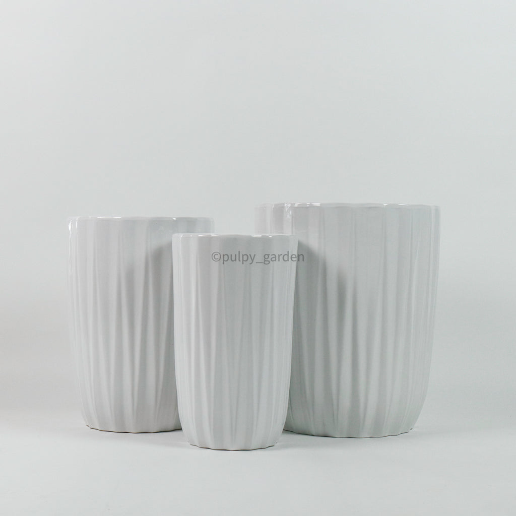Large Oslo Planter White (3 Sizes)