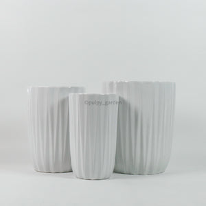 Large Oslo Planter White (3 Sizes)