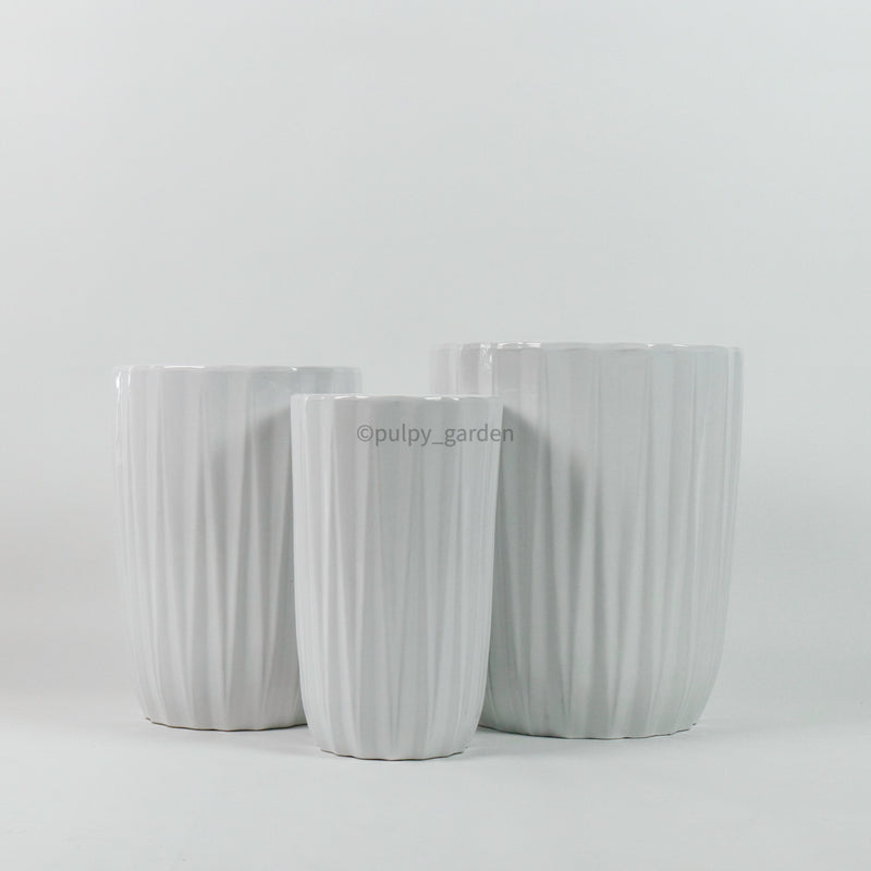 Large Oslo Planter White (3 Sizes)