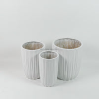 Large Oslo Planter White (3 Sizes)