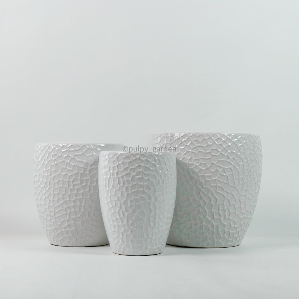 Large Luxen Planter White (3 Sizes)