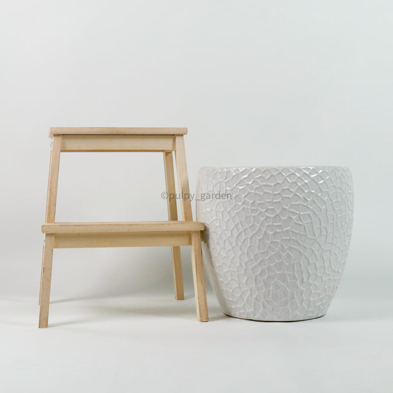 Large Luxen Planter White (3 Sizes)