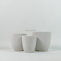 Large Milano Planter White (3 Sizes)