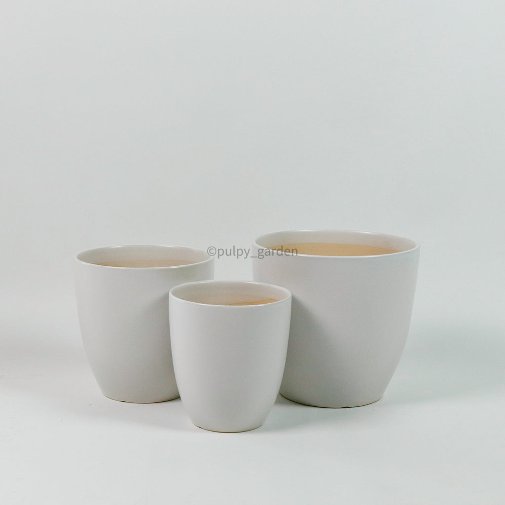 Large Milano Planter White (3 Sizes)