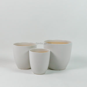 Large Milano Planter White (3 Sizes)