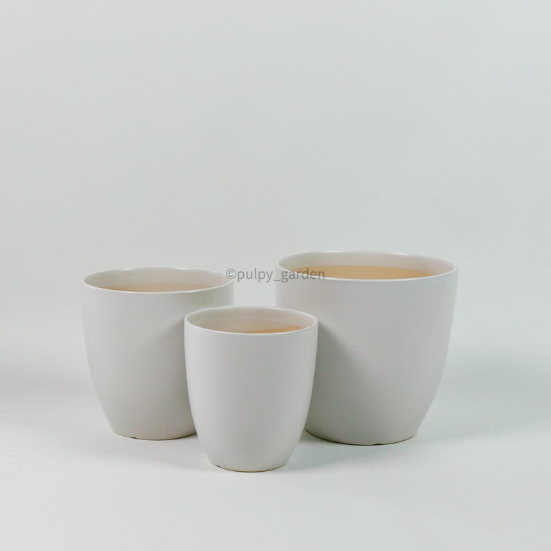 Large Milano Planter White (3 Sizes)