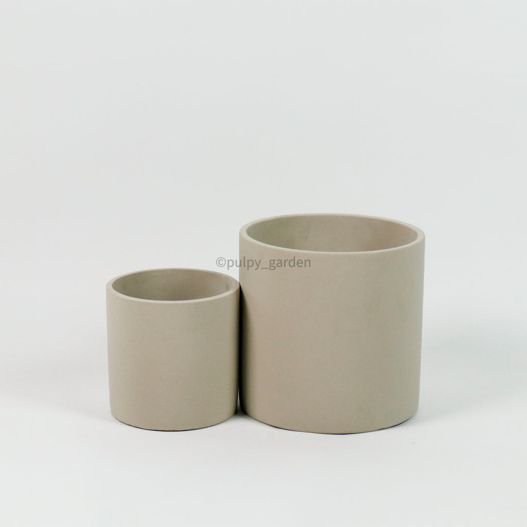 Large Tubular Concrete Planter (2 Sizes)