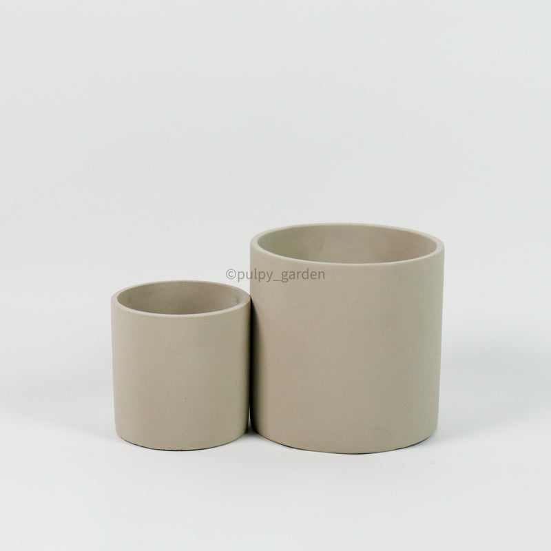 Large Tubular Concrete Planter (2 Sizes)