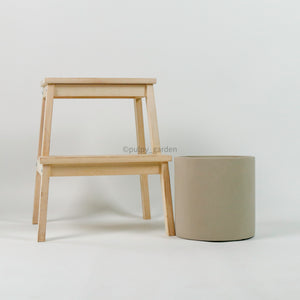 Large Tubular Concrete Planter (2 Sizes)