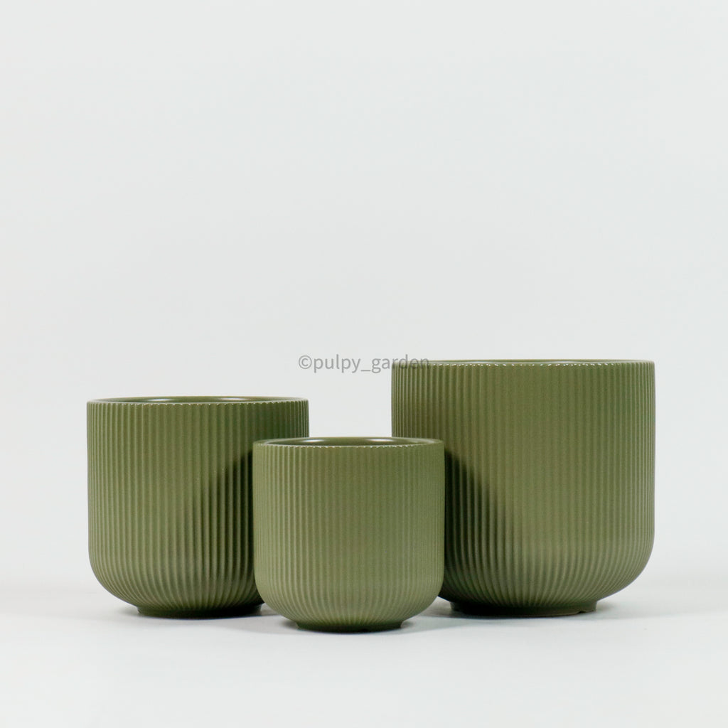 Large Aura Planter Olive (3 Sizes)