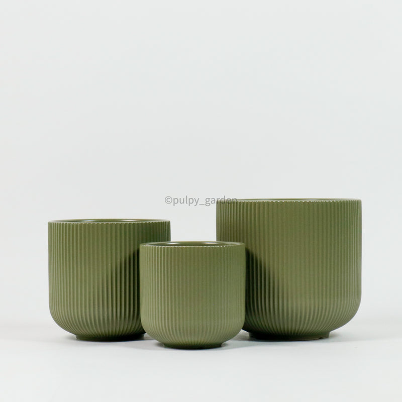 Large Aura Planter Olive (3 Sizes)
