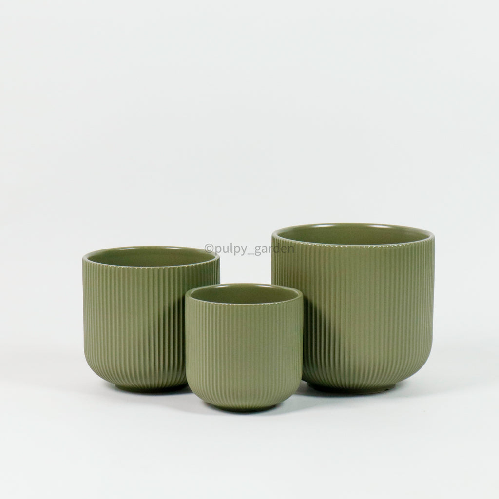 Large Aura Planter Olive (3 Sizes)