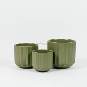Large Aura Planter Olive (3 Sizes)