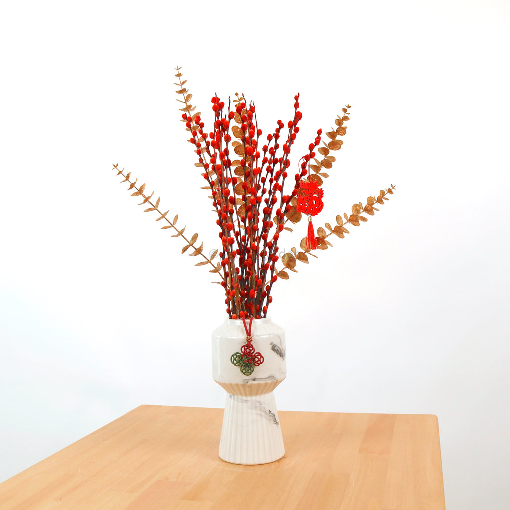 Red Willow in Alora Vase