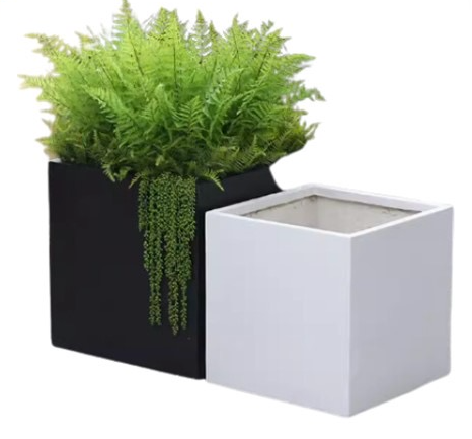 Large Carbon Fiber Planter Box Square (63.5cm)