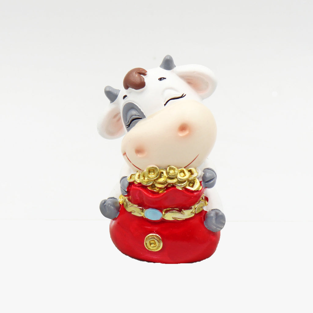 Ornament - Ox with Red Money Pouch