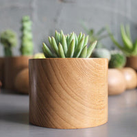 Tubular Teak Wood (M) Planter