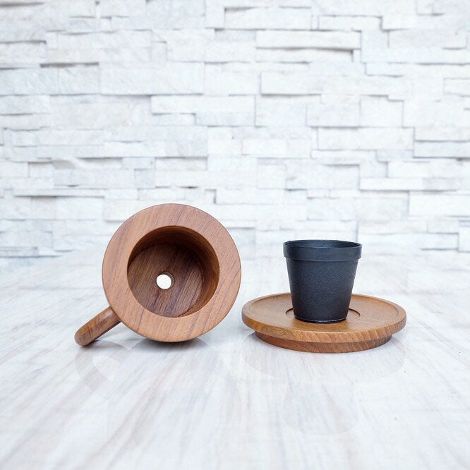 Cafe Teak Wood Planter